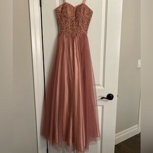 Pink prom dress